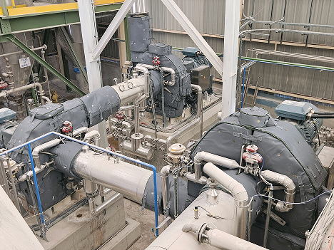 Multiple industrial fans with removable reusable acoustic blanket and jacket insulation custom designed for noise reduction